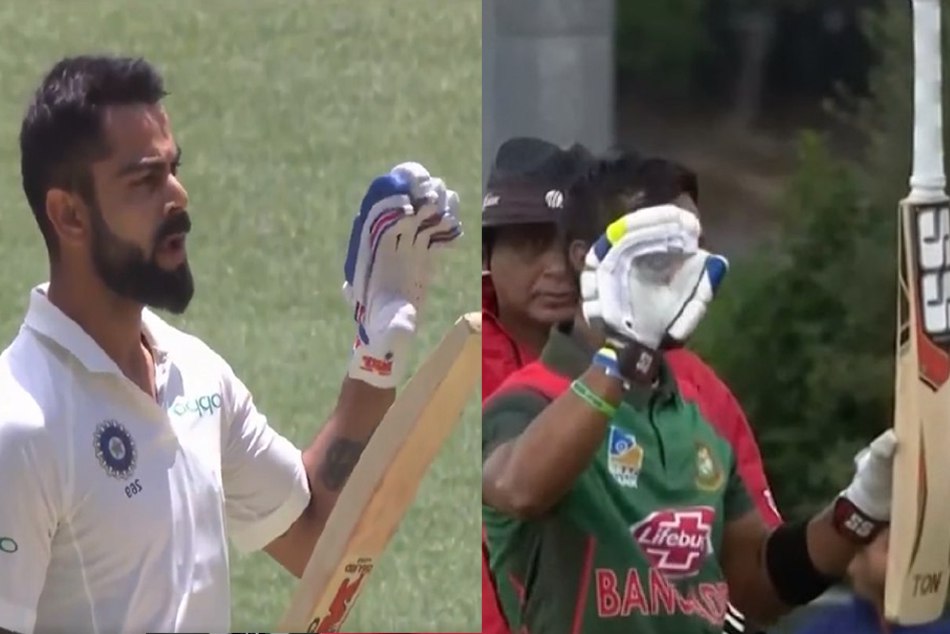 VIDEO: छा गया कोहली का शतकीय अंदाज, इस बांग्लादेशी बल्लेबाज ने की नकल