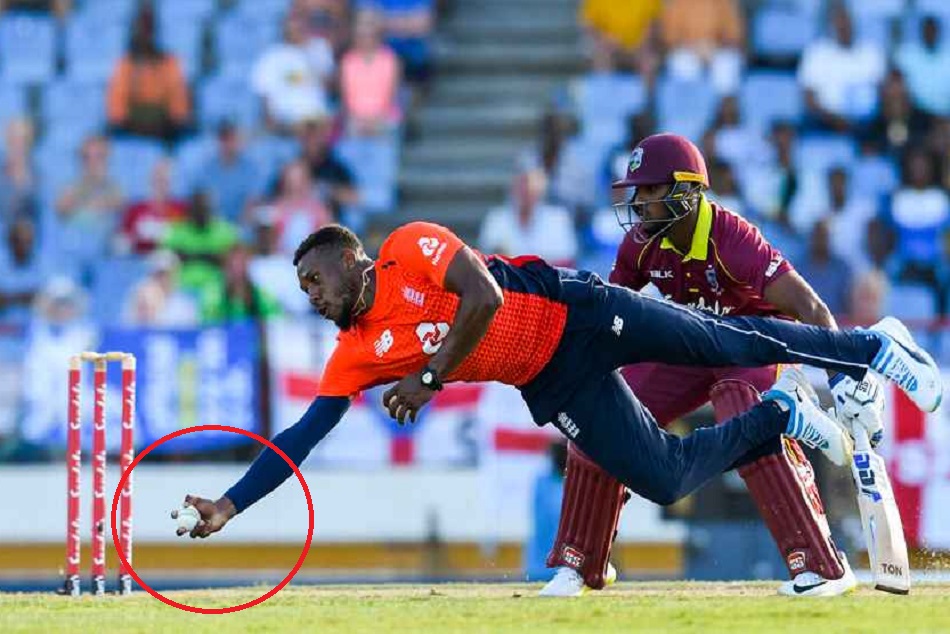 VIDEO: बहुत कम देखने को मिलता है ऐसा कैच, खुद बल्लेबाज भी रह गया हैरान