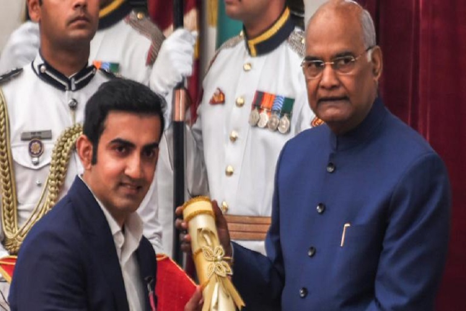 राष्ट्रपति ने गाैतम गंभीर समेत इन भारतीय खिलाड़ियों को किया पद्म श्री अवाॅर्ड से सम्मानित