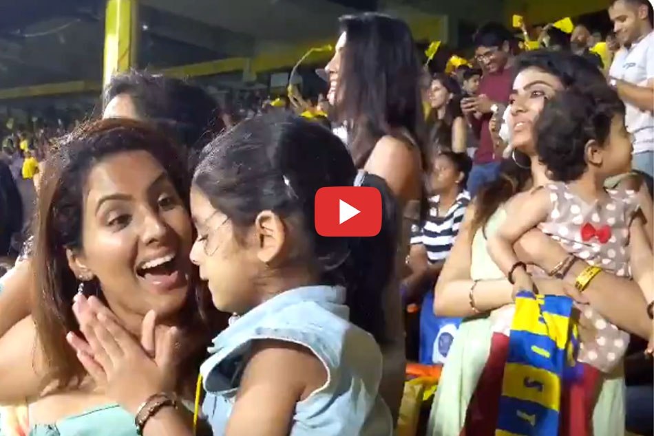 मैच में इन क्रिकेटरों की पत्नियों का दिखा जलवा, CSK ने शेयर किया वीडियो