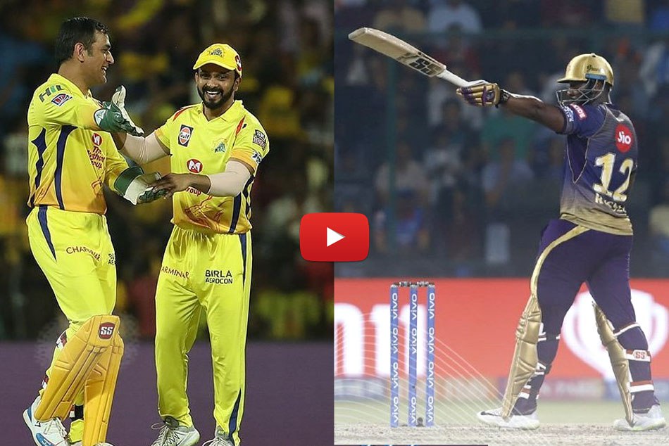 IPL 2019: जब आंद्रे रसेल के बारे में बोले धोनी- 'कौन बंदा इतने छक्के मारता है' VIDEO