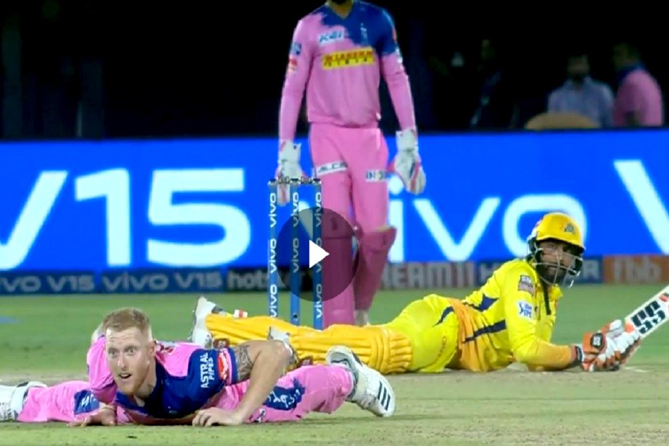 IPL 2019: एक ही गेंद पर गिरे गेंदबाज और बल्लेबाज, लगा जबरदस्त छक्का, VIDEO
