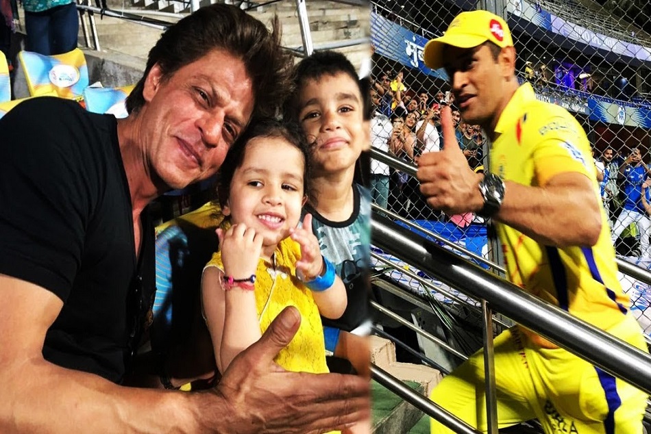 कुछ ऐसा था धोनी से मिली हार के बाद शाहरुख का रिएक्शन, चेन्नई ने शेयर की तस्वीर