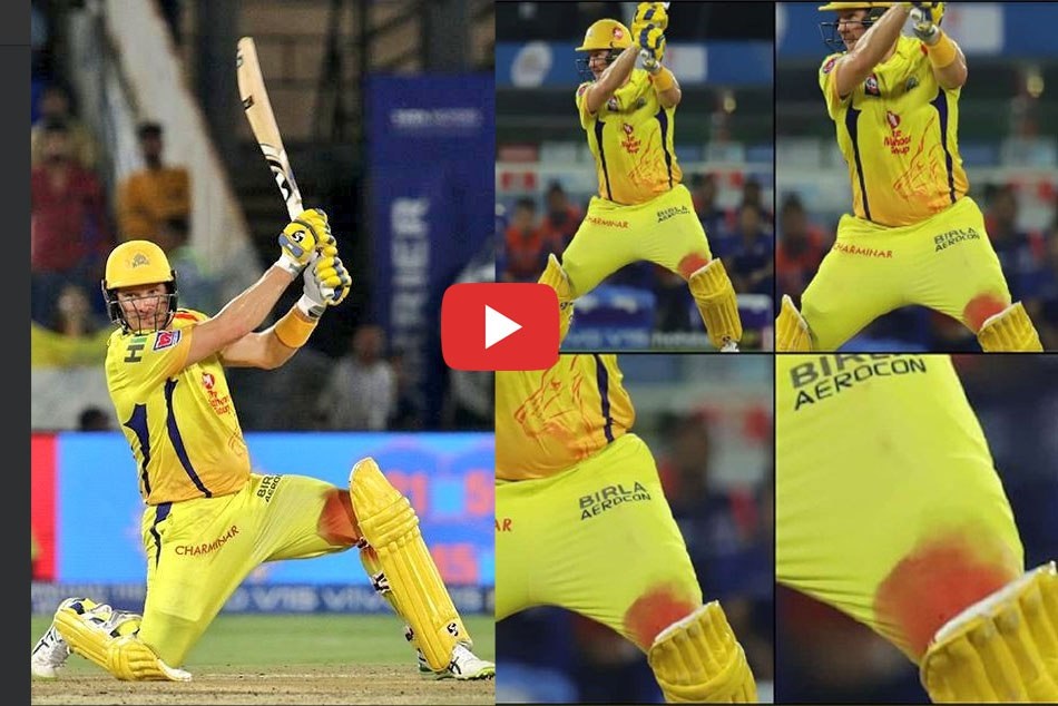 VIDEO : खून बहता रहा, पर फिर भी क्रीज पर डटे रहे शेन वाॅटसन, अब लगे 6 टांके