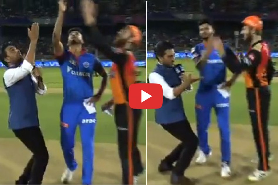 IPL 2019 : टॉस के समय श्रेयस अय्यर ने पहले उछाला सिक्का, VIDEO में देखें फिर क्या हुआ