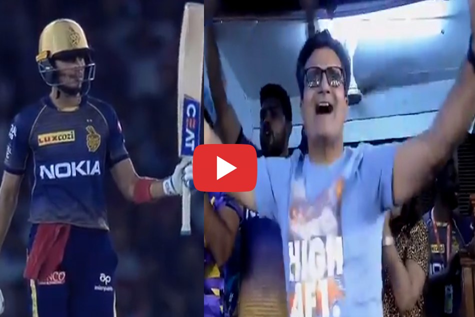 IPL 2019 : बेटे ने मैदान पर बरसाए रन तो देख पिता करने लगा भांगड़ा, देखें वीडियो