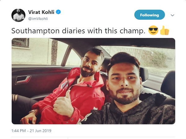 pant and kohli