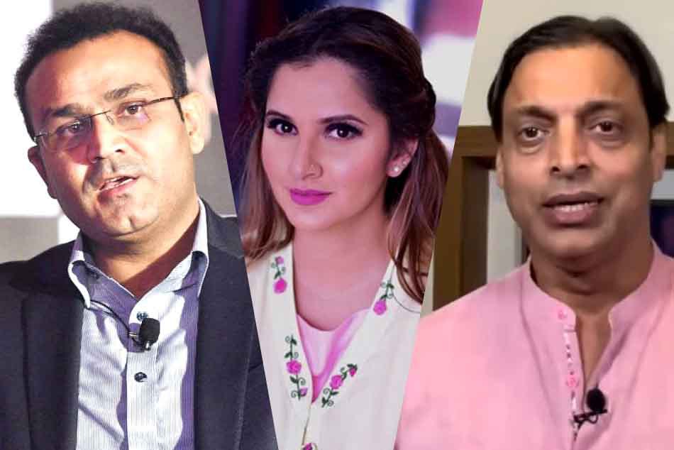 पाकिस्तान की हार के लिए सानिया को किया ट्रोल तो सहवाग-शोएब ने दिया करारा जवाब