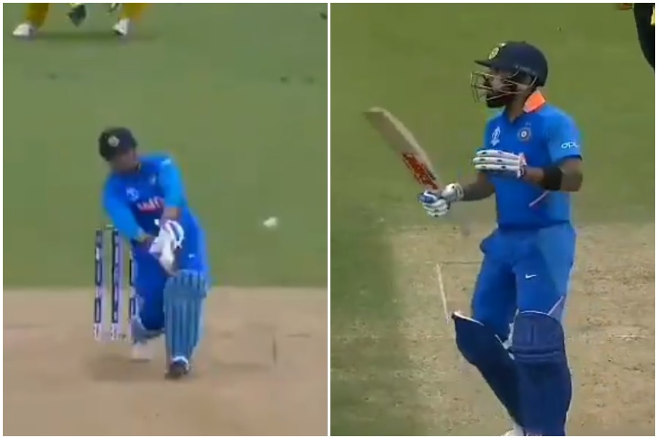 VIDEO: जब धोनी के छक्के को देख नतमस्तक हुए कोहली, रन लेना भी गए भूल