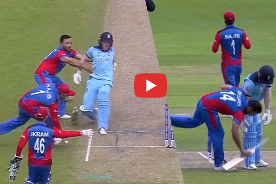 गुलबदीन नायब ने की इयोन मोर्गन को रन आउट करवाने की कोशिश, वीडियो वायरल