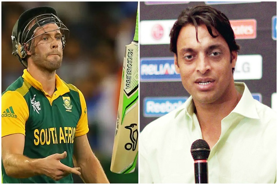 डिविलियर्स पर भड़के शोएब अख्तर, बोले- तुम्हें पैसा चाहिए था, तभी वर्ल्ड कप नहीं खेला