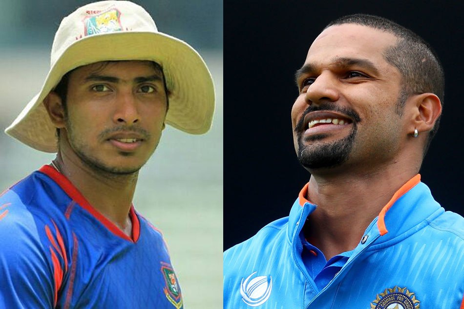 बांग्लादेशी क्रिकेटर ने धवन का मैसेज किया काॅपी, फिर दे दी युवराज को बधाई