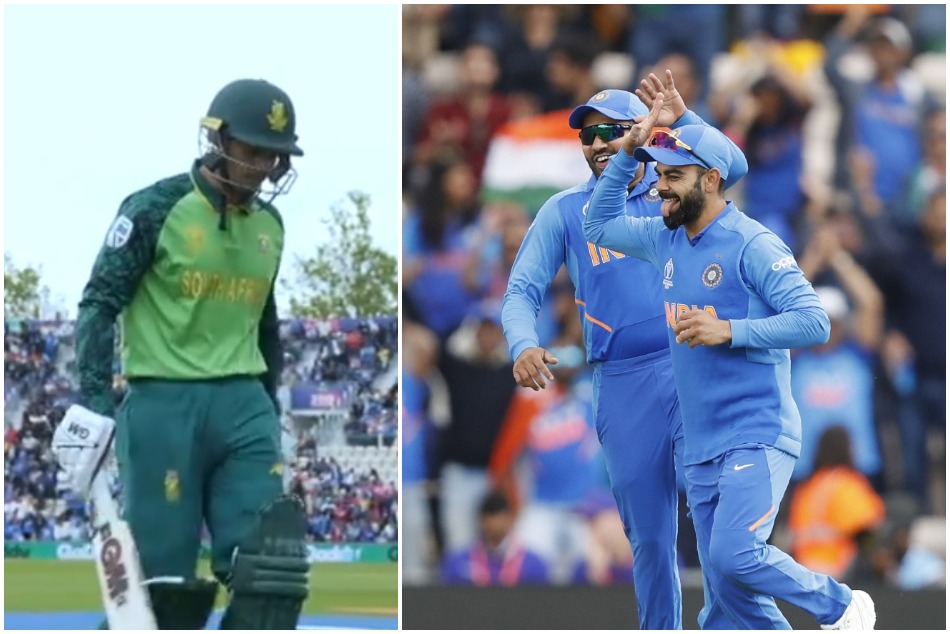 CWC19: अब कोहली भी धोनी की तरह चलाने लगे हैं दिमाग, ऐसे फंसाया डी कॉक को जाल में