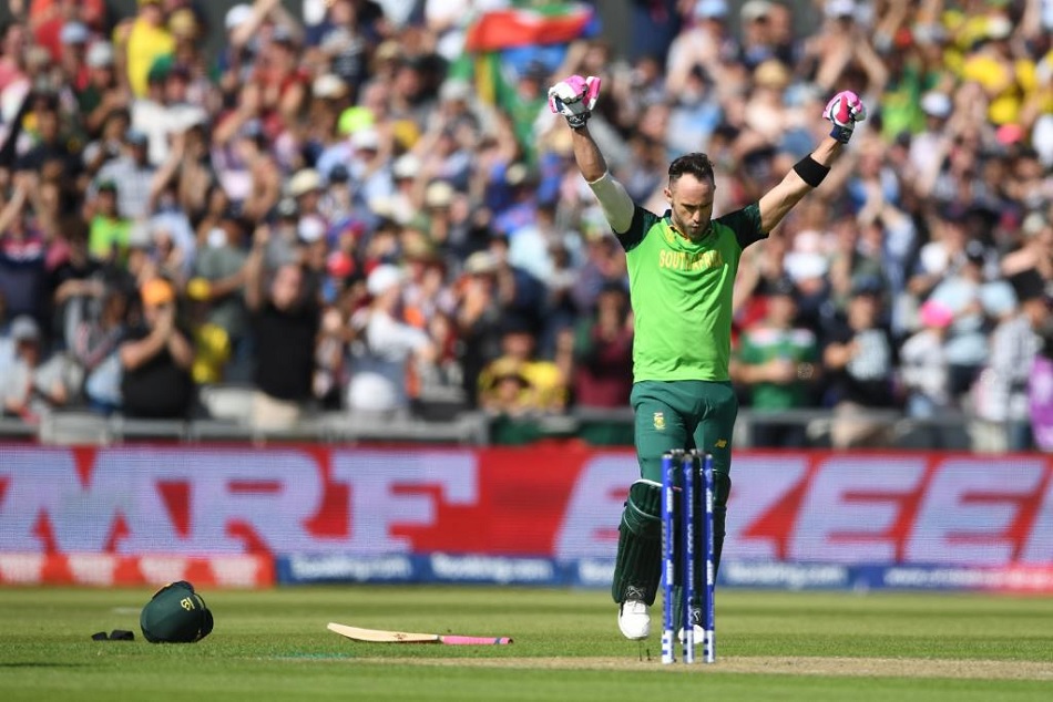 विश्व कप 2019: डुप्लेसी ने कहा- चिल करो इंडिया, सेमीफाइनल आसान कर दिया