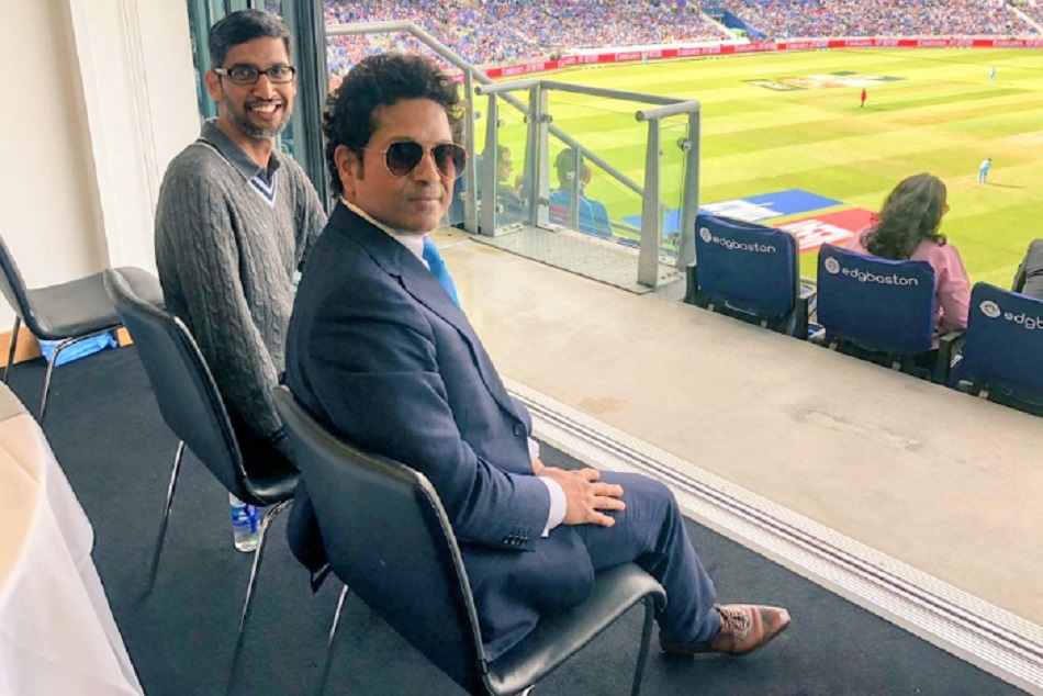 तेंदुलकर ने सुंदर पिचाई की तस्वीर शेयर कर पूछा- 'क्या ये सुंदर पिक है' तो मिला यह जवाब