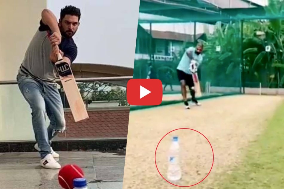 VIDEO : चोट के बाद पहली बार बल्ला उठाते ही धवन ने पूरा किया युवराज से मिला चैलेंज