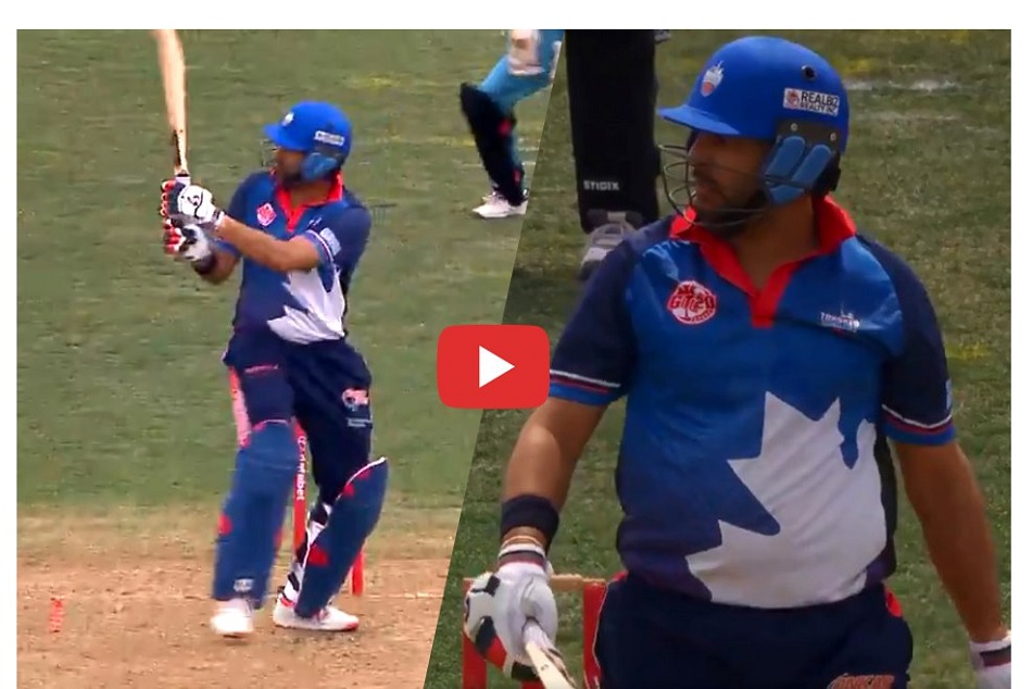 ग्लोबल T-20 लीग में फिर चमके युवराज सिंह, धमाकेदार पारी का VIDEO हुआ वायरल