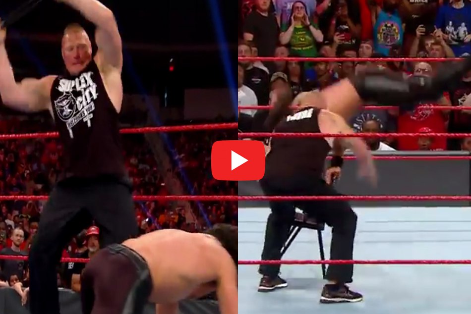 ब्रॉक लेस्नर से दुश्मनी सेथ रॉलिन्स को पड़ी भारी, हुई ऐसी पिटाई रिंग में ही हुए ढेर, VIDEO वायरल
