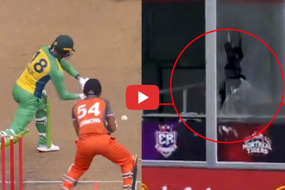 युवराज के बाद G T-20 लीग में छाए शोएब मलिक के 'शीशा तोड़ छक्के', VIDEO