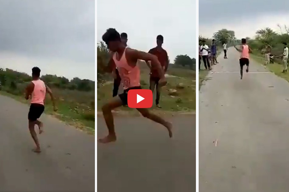 11 सेकेंड में उसेन बोल्ट की तरह दौड़ा यह शख्स, खेल मंत्री ने VIDEO देख दिया मदद का भरोसा