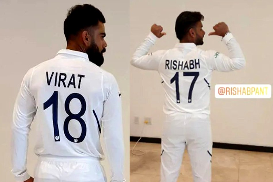 विंडीज के खिलाफ टेस्ट मैच से पहले टीम इंडिया ने दिखाई अपनी नई टेस्ट जर्सी की झलक