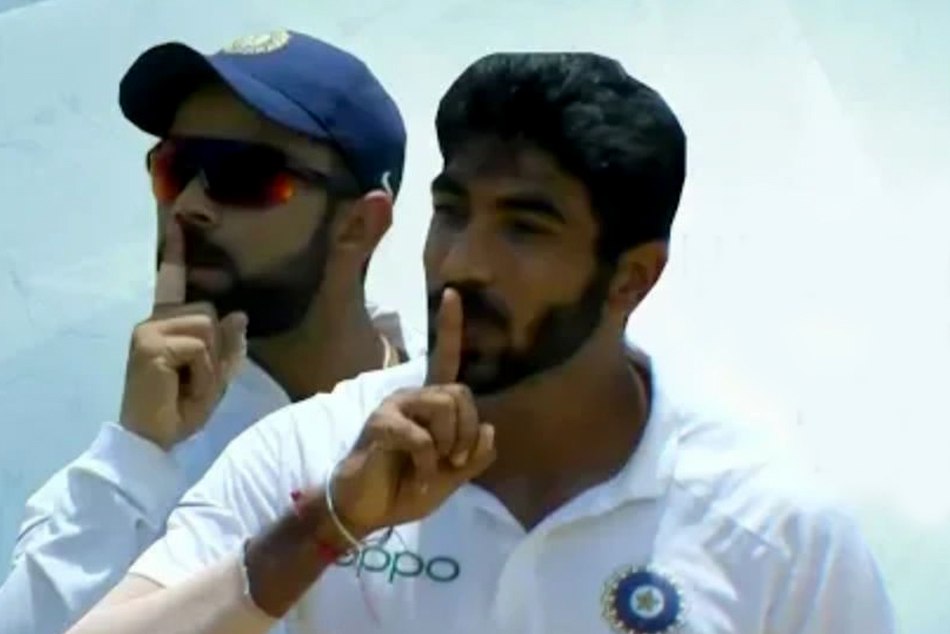 कोहली और बुमराह ने दर्शकों से किया मुंह पर टेप लगाकर चुप होने का इशारा, VIDEO वायरल