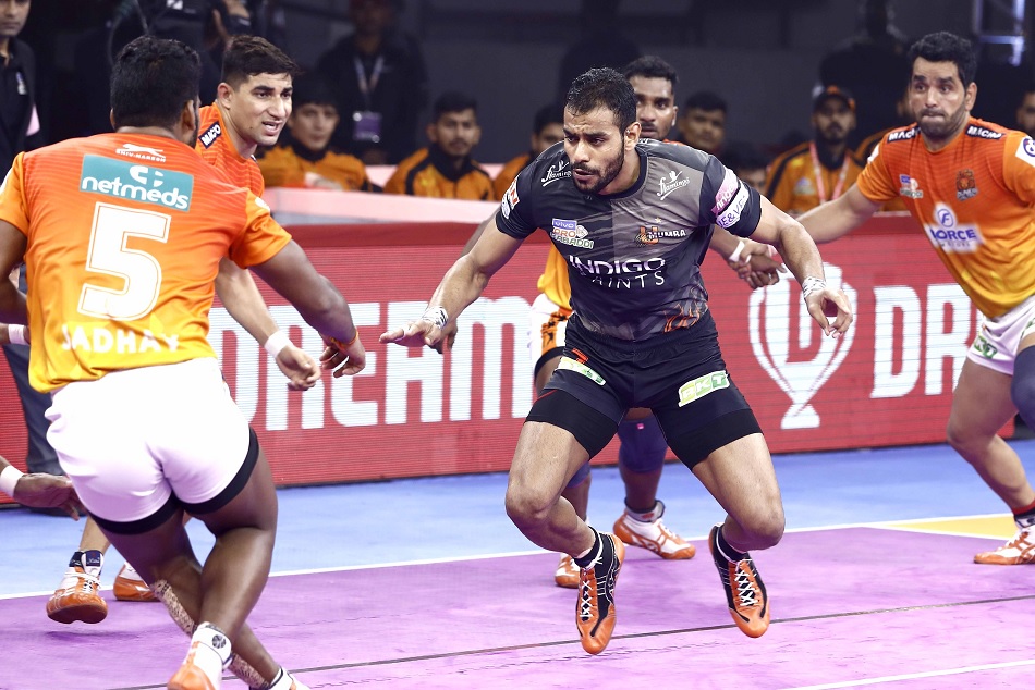 Pro Kabaddi League 2019 : यू मुंबा और पुनेरी पलटन के बीच हुआ मैच ड्रा पर समाप्त