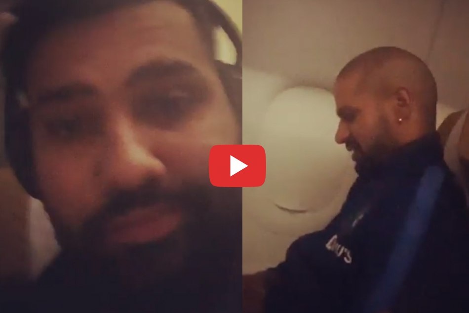 रोहित शर्मा ने वायरल किया धवन का वीडियो, फैंस से पूछा- जट्टजी क्या कर रहे हैं