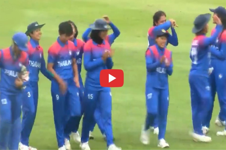 VIDEO : क्रिकेट इतिहास में पहली बार मनाया गया ऐसा जश्न, चर्चा में आई थाईलैंड की महिला टीम
