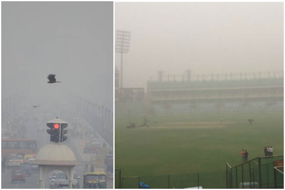 भारत और बांग्लादेश के बीच दिल्ली में पहले टी20 मैच पर दिवाली प्रदूषण का खतरा