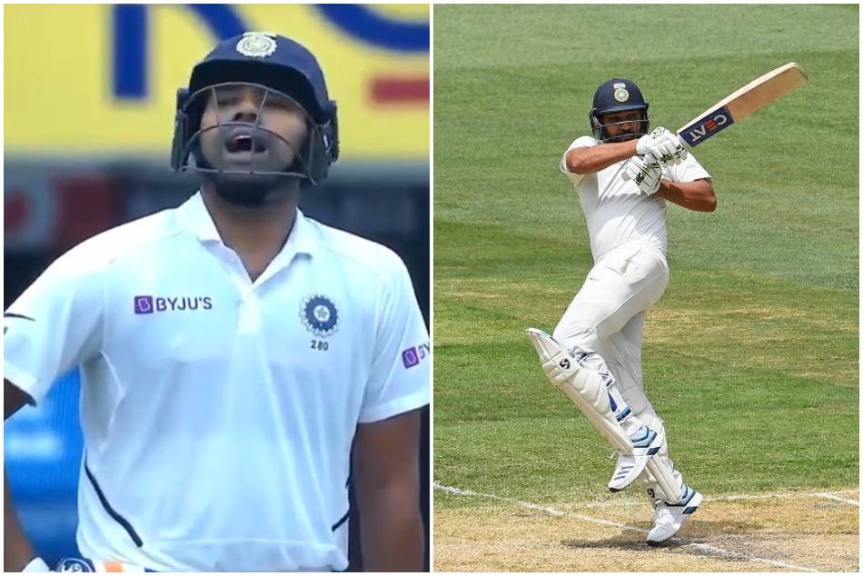 रोहित ने 'इंद्र देव' को कहे दो शब्द, फिर छक्का मारकर जड़ दिया शतक, VIDEO वायरल