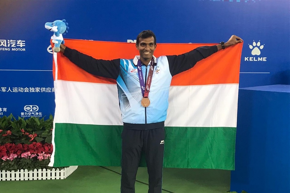 World Military Games: श्रीराम बालाजी ने टेनिस में जीता कांस्य, पुरुष रिले टीम पदक से चूकी