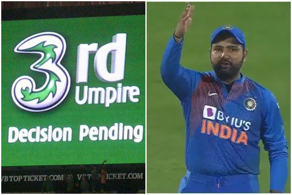 थर्ड-अंपायर की गलती पर फूटा रोहित का गुस्सा, मुंह से निकला ये शब्द, देखें VIDEO