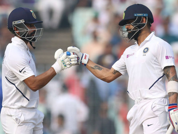 2nd Test, IND vs BAN: सचिन-गांगुली को पीछे छोड़ विराट-रहाणे की जोड़ी बनी नंबर 1, बनाया यह रिकॉर्ड