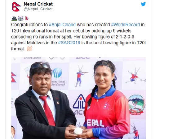 केवल पांच गेंदों में मैच जीत गया नेपाल-