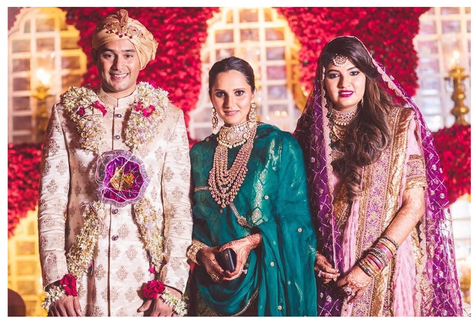 अजहरुद्दीन के बेटे असदुद्दीन ने सानिया मिर्जा की बहन अनम से की शादी, देखें तस्वीरें