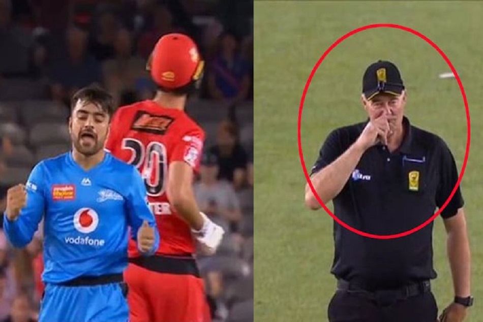 आउट देते-देते अचानक नाक खुजाने लग पड़ा अंपायर, वीडियो देख छूट जाएगी आपकी हंसी