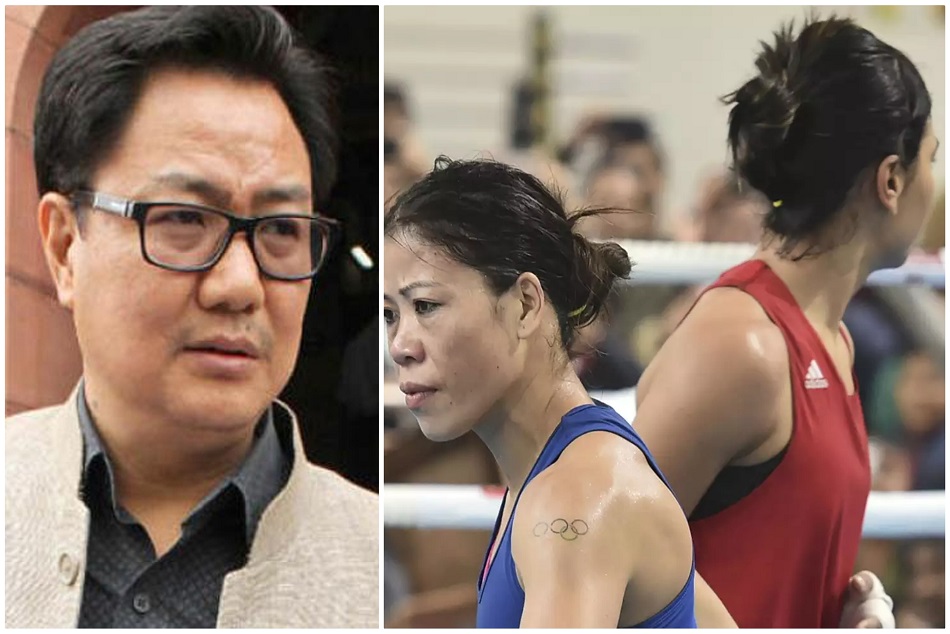 मैरीकाॅम और निखत के बीच की आपसी लड़ाई पर किरेन रिजिजू का बयान आया सामने