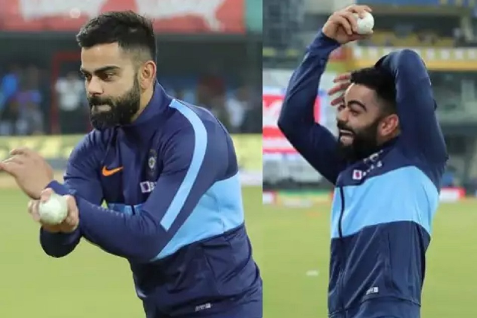 कोहली का नया अवतार, हरभजन की नकल करते हुए सबको हंसने पर किया मजबूर