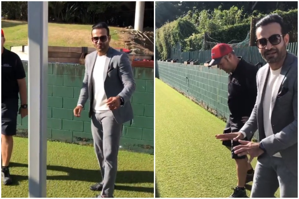 पिच कहीं, मैदान कहीं, इरफान ने शेयर की न्यूजीलैंड में ड्रॉप-इन पिच की VIDEO