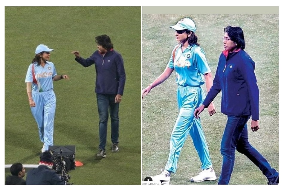 टीम इंडिया की जर्सी में झूलन गोस्वामी संग दिखीं अनुष्का शर्मा, लगने लगी अटकलें