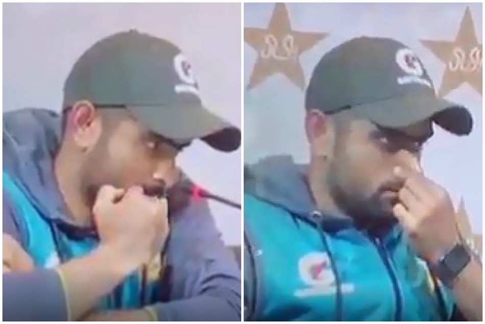 बाबर आजम का उड़ा मजाक, प्रेस कॉन्फ्रेंस के दाैरान कर रहे थे ऐसी हरकतें
