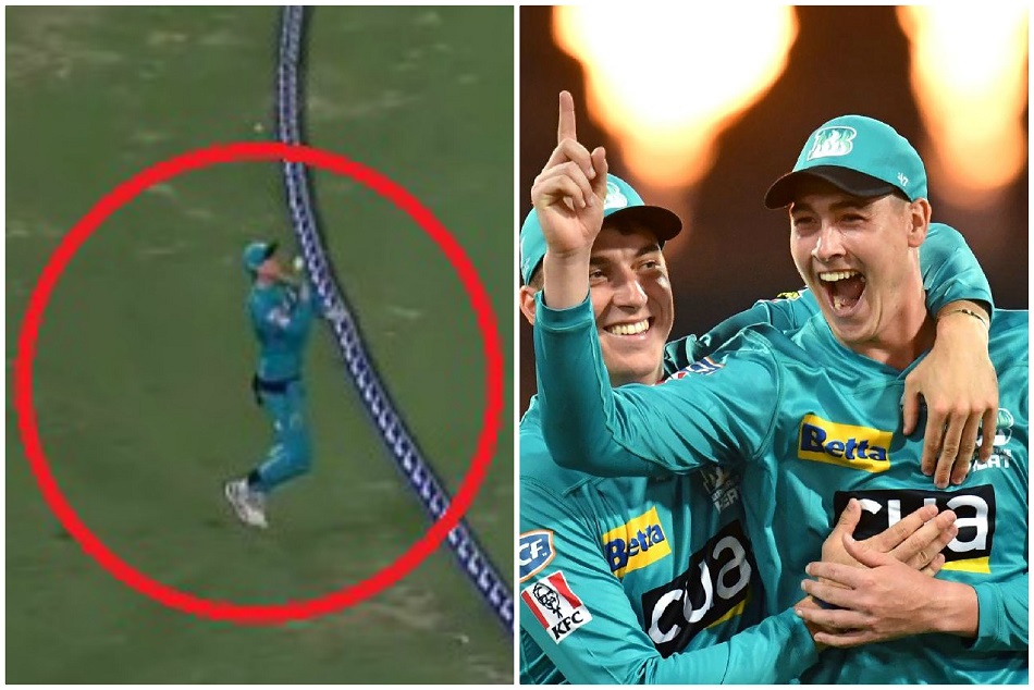 BBL में बाउंड्री पार करके हुआ अद्भुत कैच, वीडियो देख कहोगे कि ये कैसे हो गया