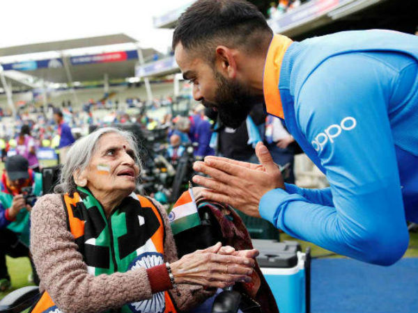 नहीं रही विराट कोहली की सुपरफैन 'दादी क्रिकेट', 2019 विश्व कप के दौरान हुई थी फेमस