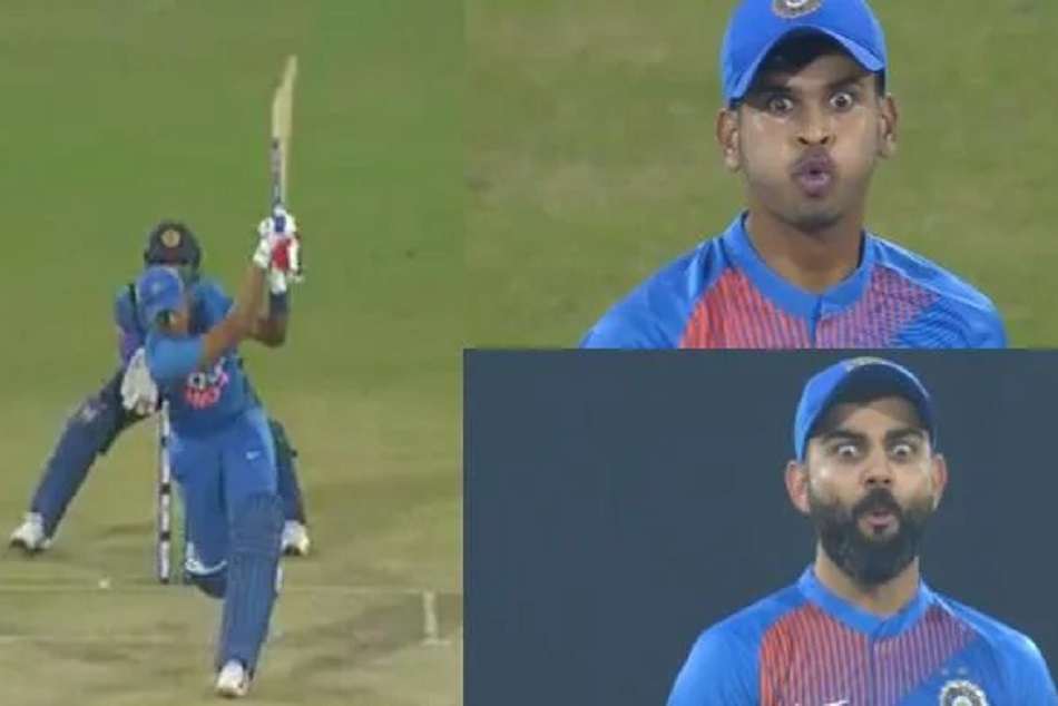 श्रेयस अय्यर ने जड़ा साल 2020 का सबसे लंबा छक्का, देख कोहली हुए हैरान