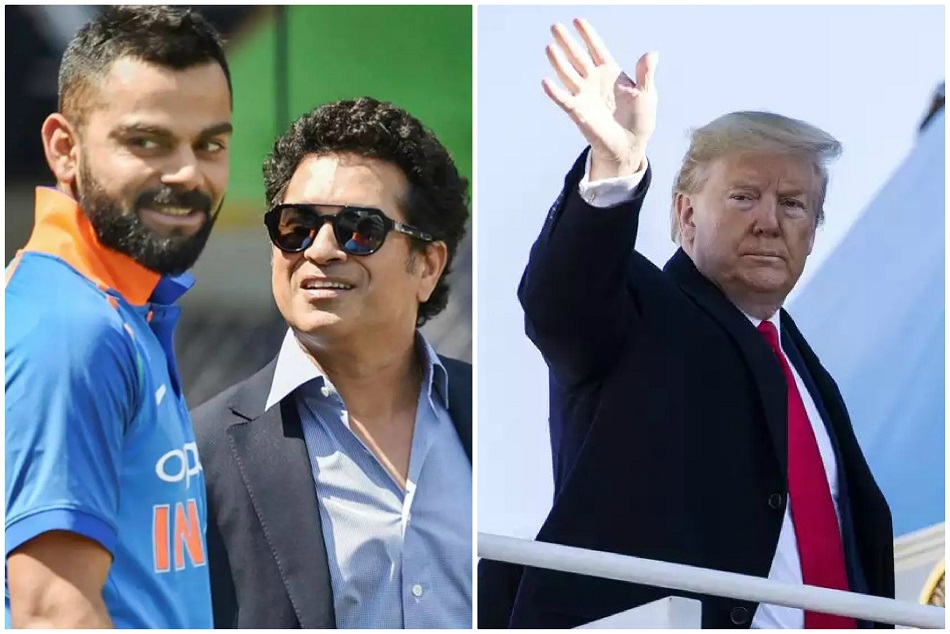 डोनाल्ड ट्रंप ने लिया सचिन-कोहली का गलत नाम तो ICC ने उड़ाया मजाक