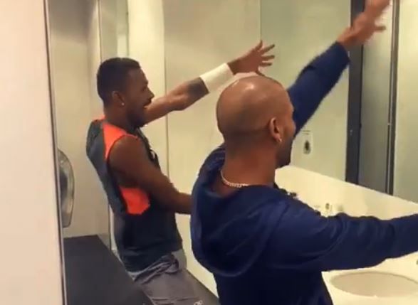 भारतीय टीम के रिहैब में चल रही है मस्ती, शिखर धवन ने डाला हार्दिक-इशांत के डांस का Video