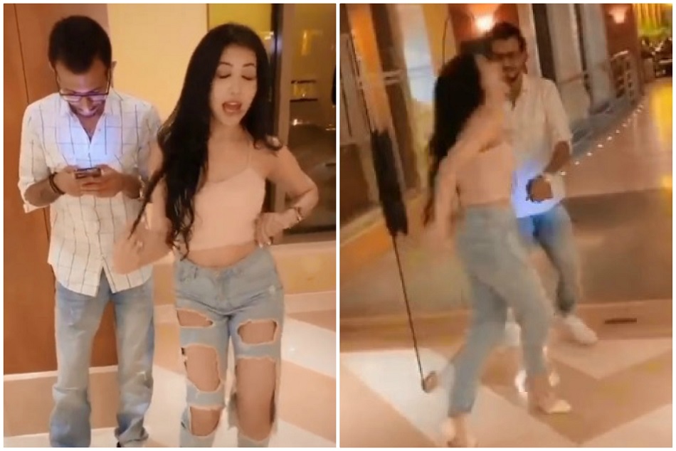 लड़की ने किया ऐसा डांस कि देख भागने लगे युजवेंद्र चहल, वीडियो हुआ वायरल