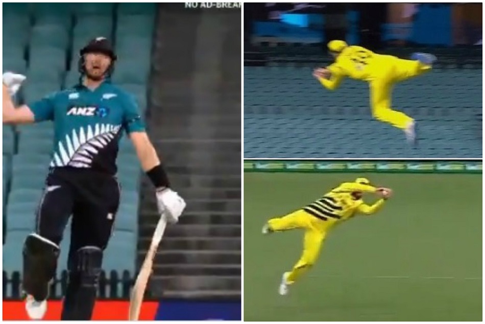 AUS vs NZ : हवा में उड़ते हुए स्टीव स्मिथ ने पकड़ा जबरदस्त कैच, बल्लेबाज को आया गुस्सा