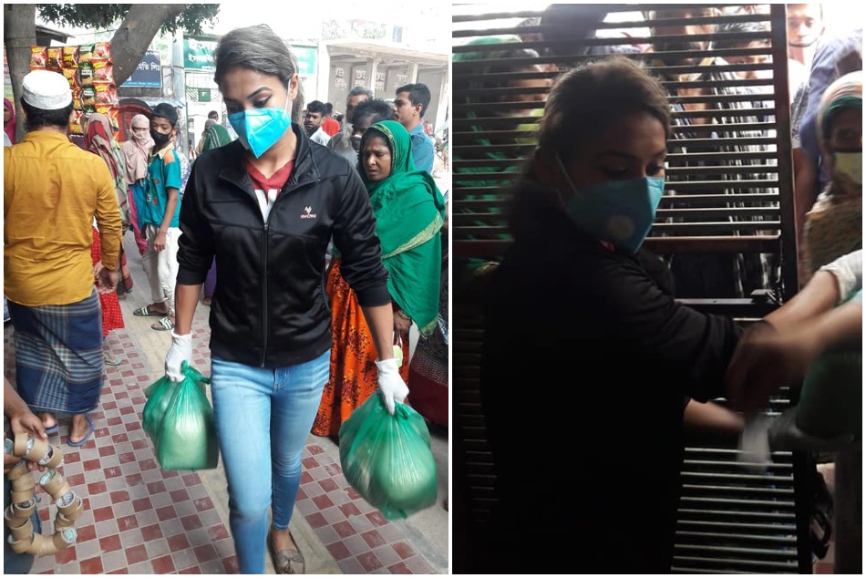 Covid-19: बांग्लादेश में 50 गरीब परिवार की मदद के लिए खुद आगे आई ये तेज गेंदबाज